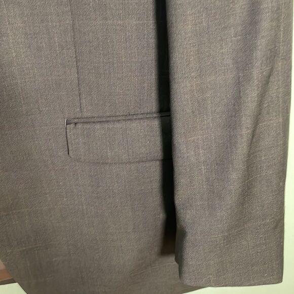 Lauren Ralph Lauren Two Button 100% Wool Blazer Sports Coat Brown Mens Size 41R - Picture 4 of 10